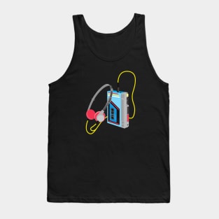 80s Cassette Player vintage retro Walkman Tank Top